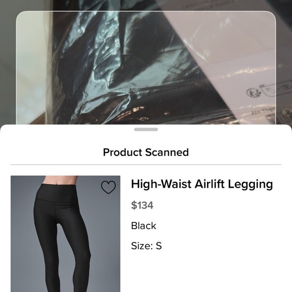 ✨ ALO Black Softsculpt + Airlift Set (NWT) leggings and tank– Size Small ✨ - Picture 9 of 10